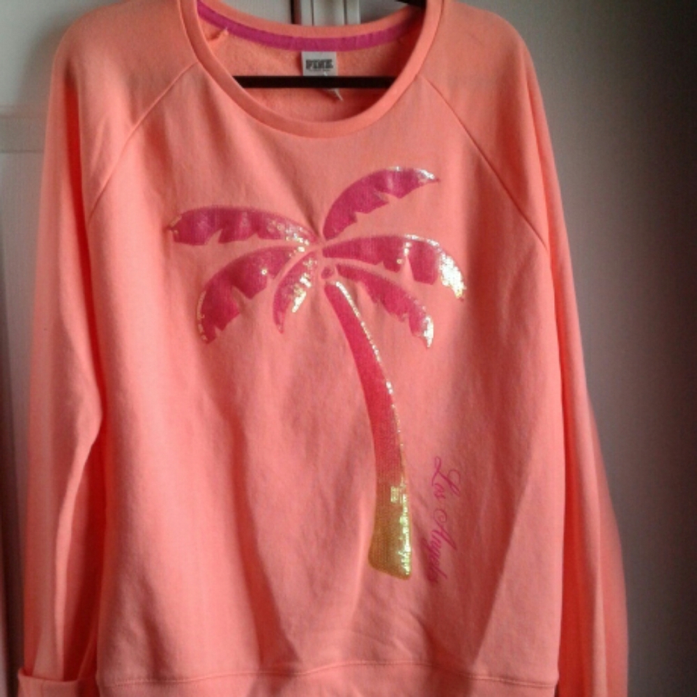 Pink by VS bling sweatshirt